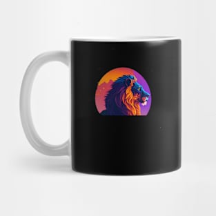 Lion The King Art Mug